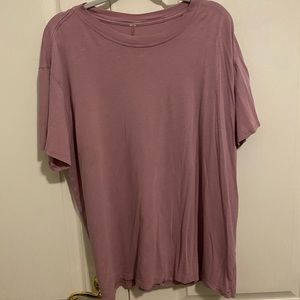 Pink Lululemon T-shirt- Size 12 (L/XL)